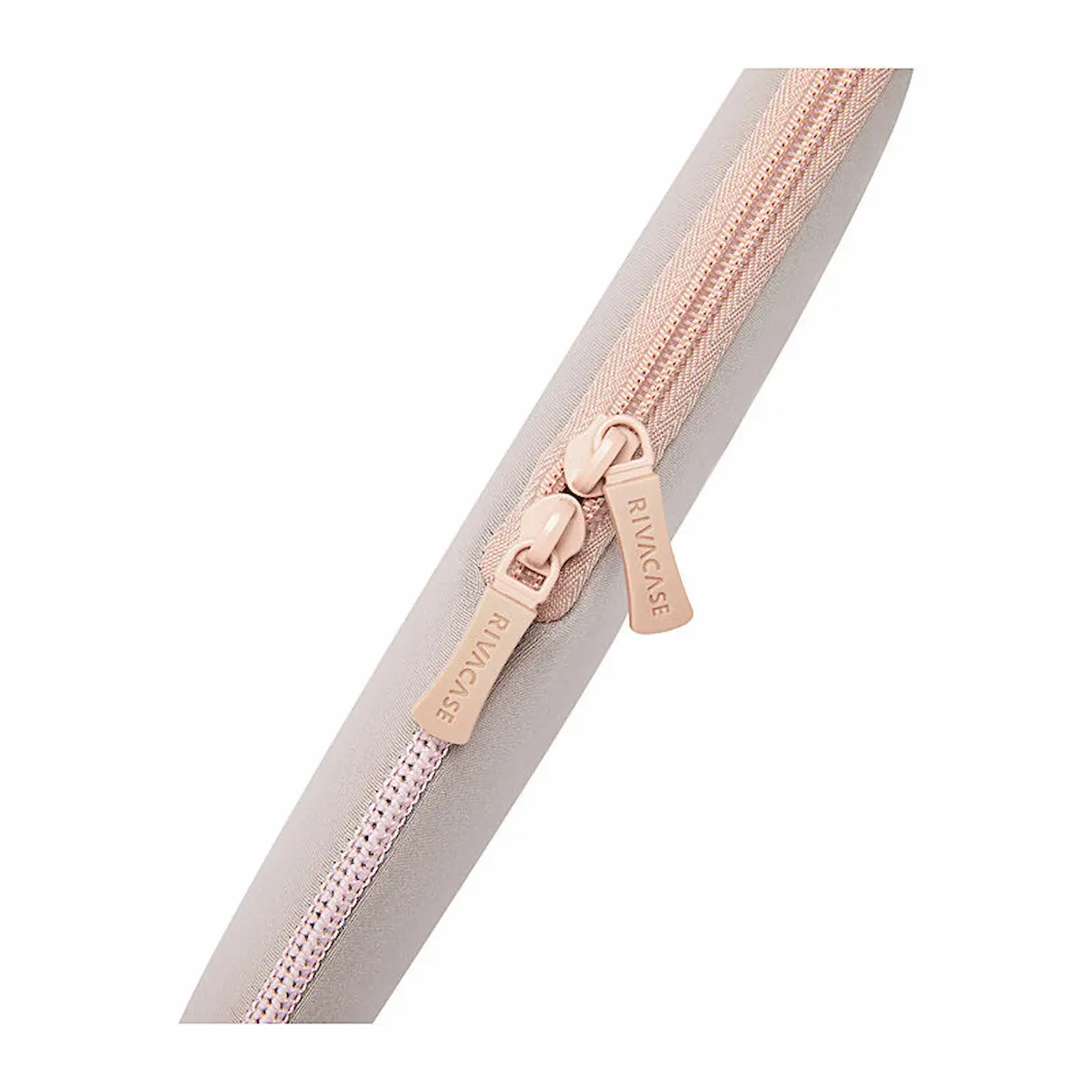 Rivacase 12 inch Laptop Sleeve, Blush, zip