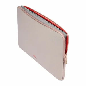 Rivacase 13inch Macbook Sleeve Blush, zip open