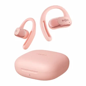 Shokz OpenFit Air Wireless Earbuds, Pink with case