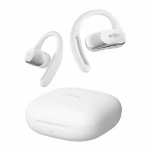 Shokz OpenFit Air Wireless Earbuds, White with case