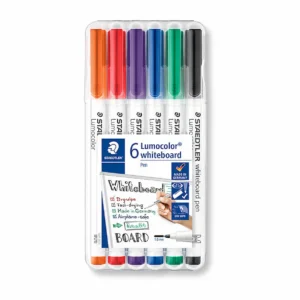 Staedtler 301 Whiteboard Marker Assorted Colours Wallet 6