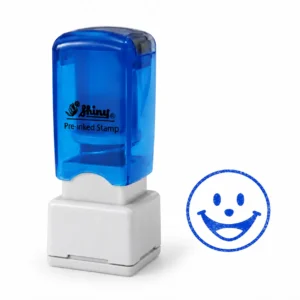 Staedtler Smiley Face Blue Merit Stamp