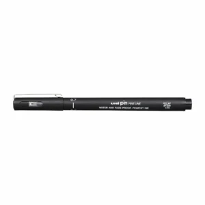 Uni Pin Fineliner, 0.7mm Black Pen