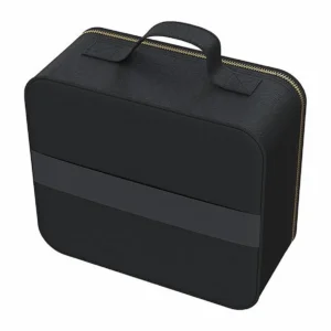 Wellcare Cosmetic Bag, Black, closed