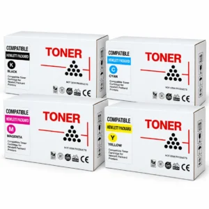 Compatible HP 210X Toner Bundle – Black, Cyan, Magenta & Yellow