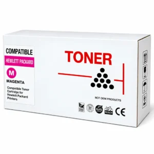 Compatible HP 210X magenta toner cartridge, w2103x