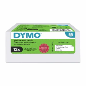 Dymo Labelwriter Labels 19 x 51mm Pk12