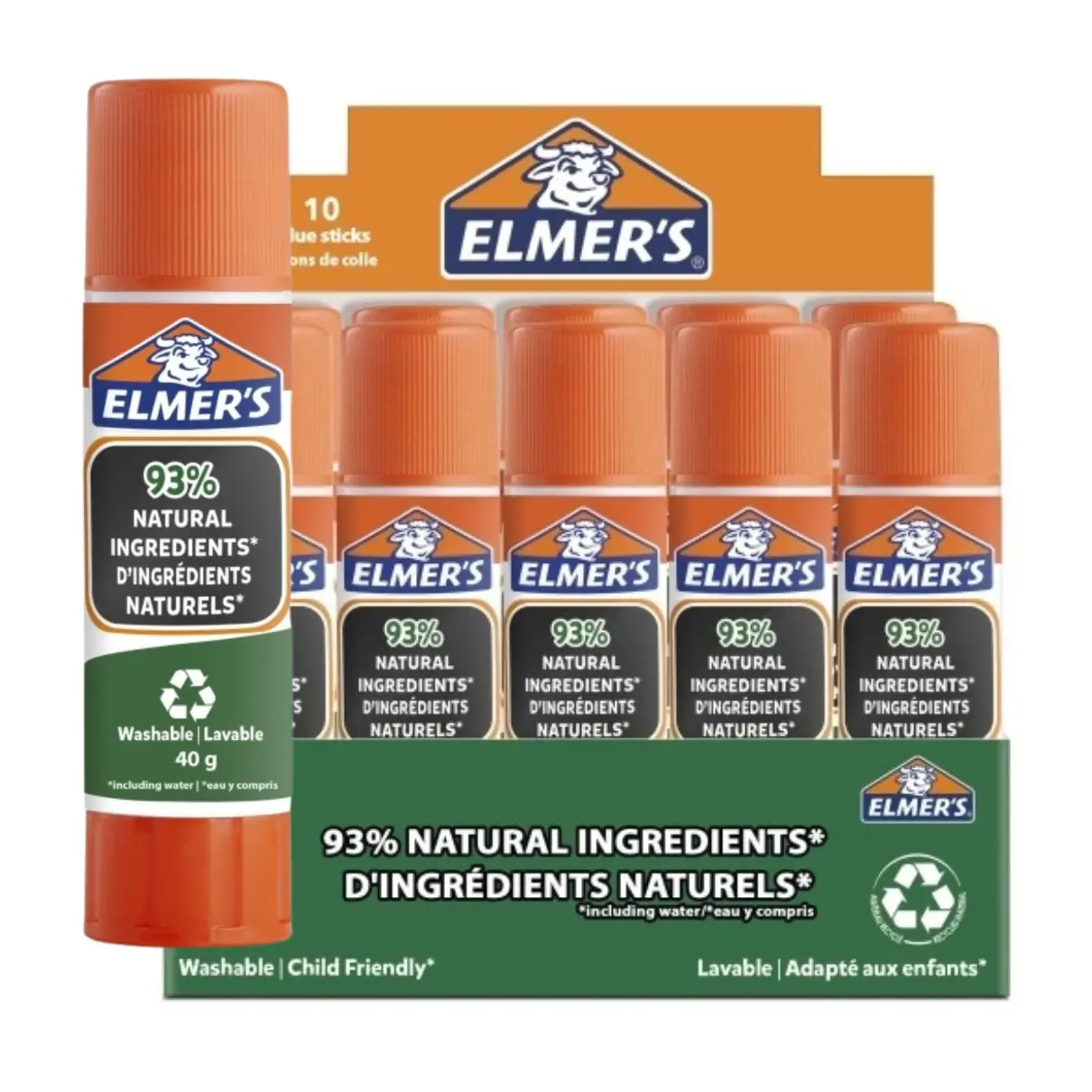 Elmers Eco Glue Sticks, Box 12, 2137875