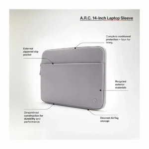 Incase A.R.C. Sleeve for 14 Inch Laptops, Grey, info