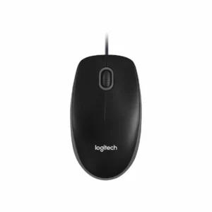 Logitech B100 Wired Mouse, Black