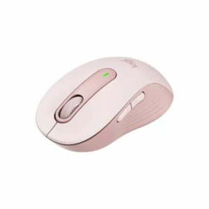 Logitech M650 Signature Mouse, Rose, side view