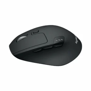 Logitech M720 Triathlon Multi-Device Wireless Mouse, side view