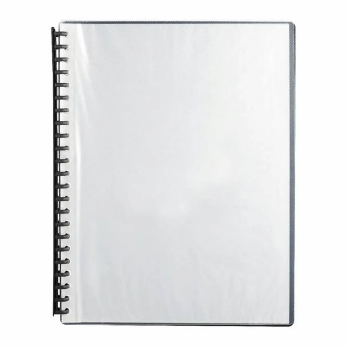 Marbig Display Book Clear Cover, Black