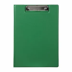 Marbig green A4 clipfolder