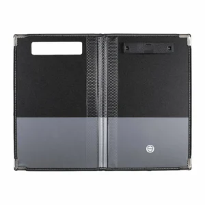 Marbig Professional Supertuff Foolscap Black Clipfolder