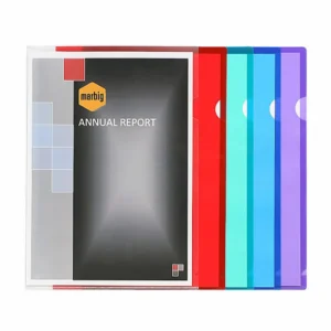 Marbig Ultra Letter Files, Assorted Colours