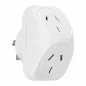 Moki Angled Double Power Adaptor