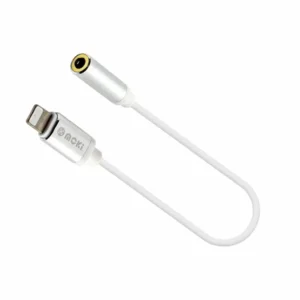 Moki Lightning to AUX Adapter, white