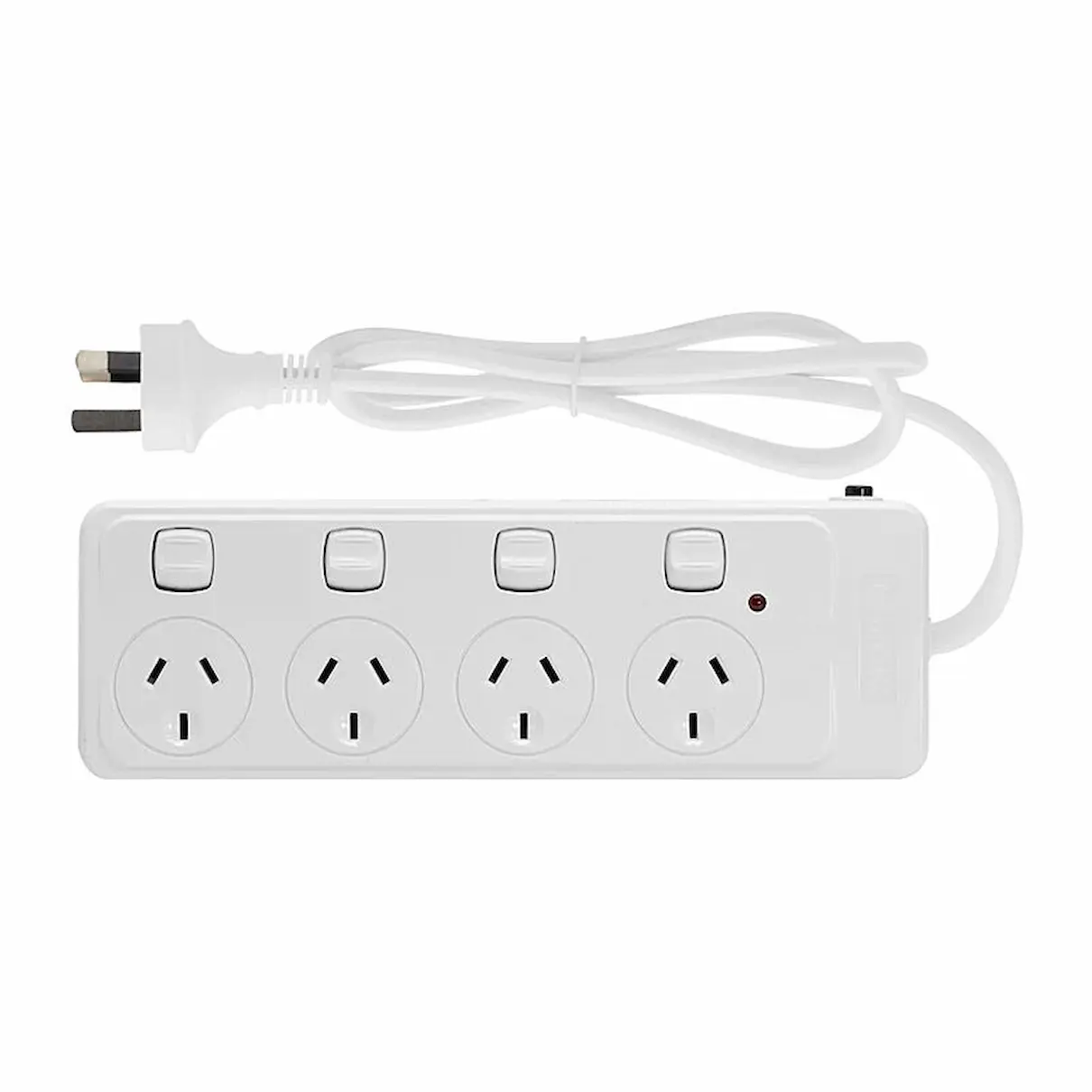 Moki 4 socket powerboard with switches, unpackaged