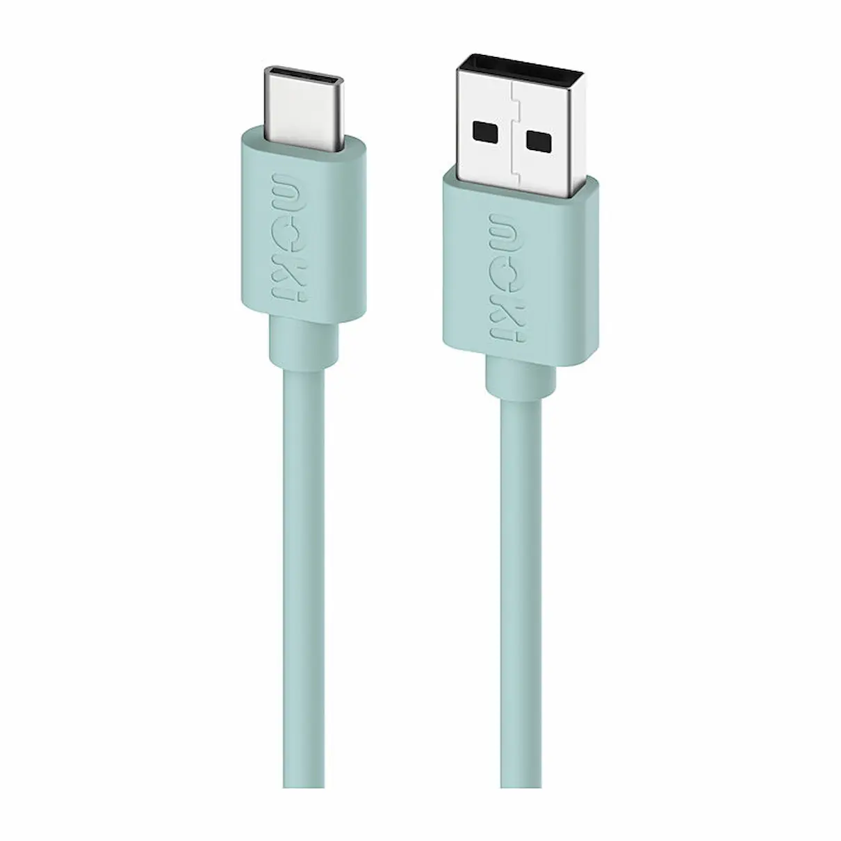 Moki USB-C to USB-A 1m Cable, Green