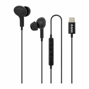 Moki USB-C Connect Earphones, Black
