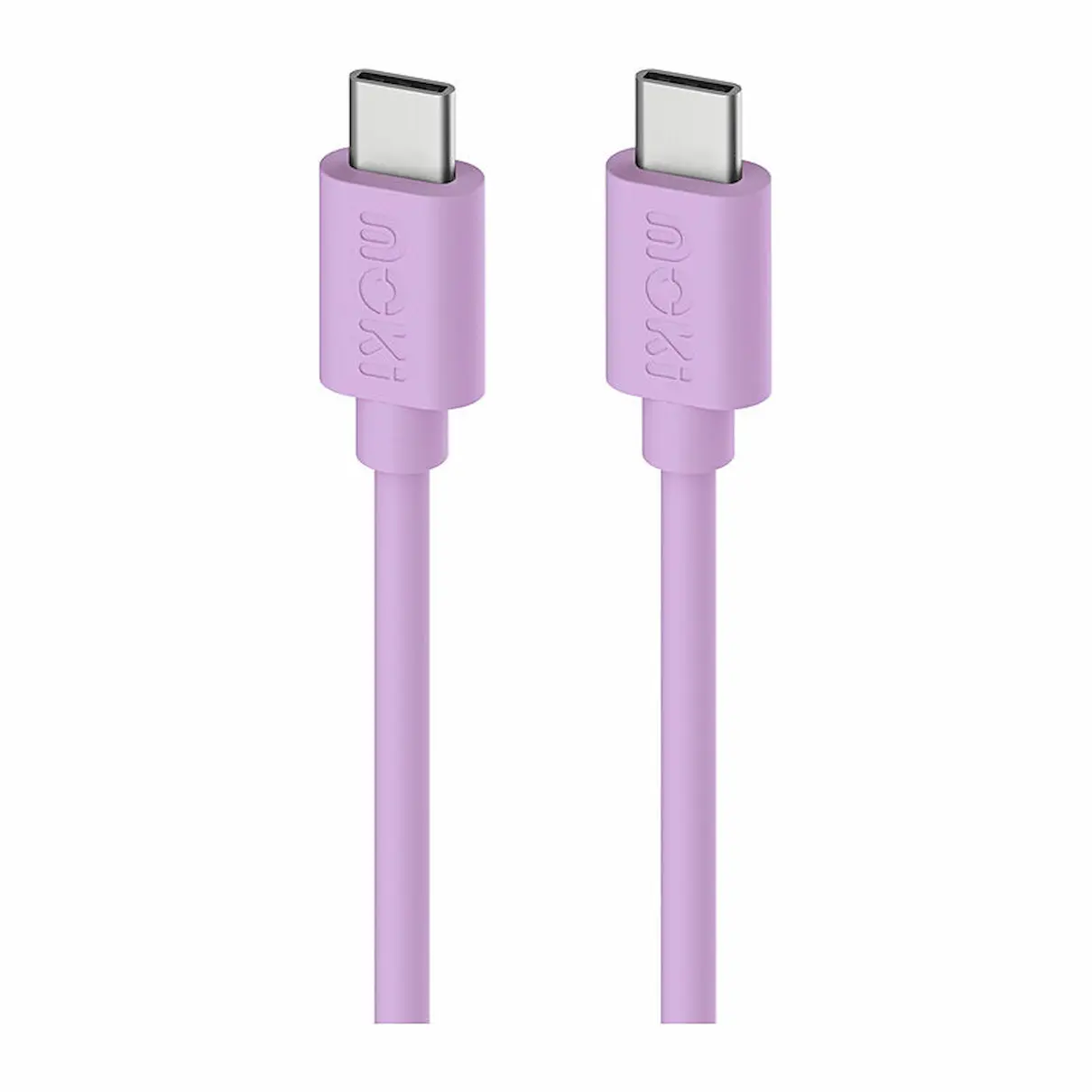 Moki USB-C to USB-C 1m Cable, Soft Pink