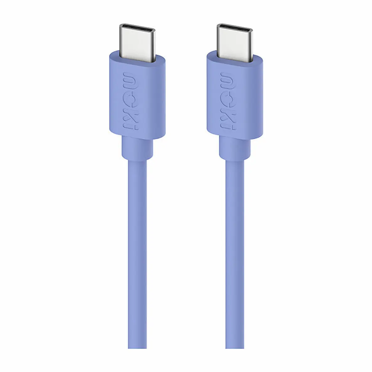 Moki USB-C to USB-C 1m Cable, Ultra Blue