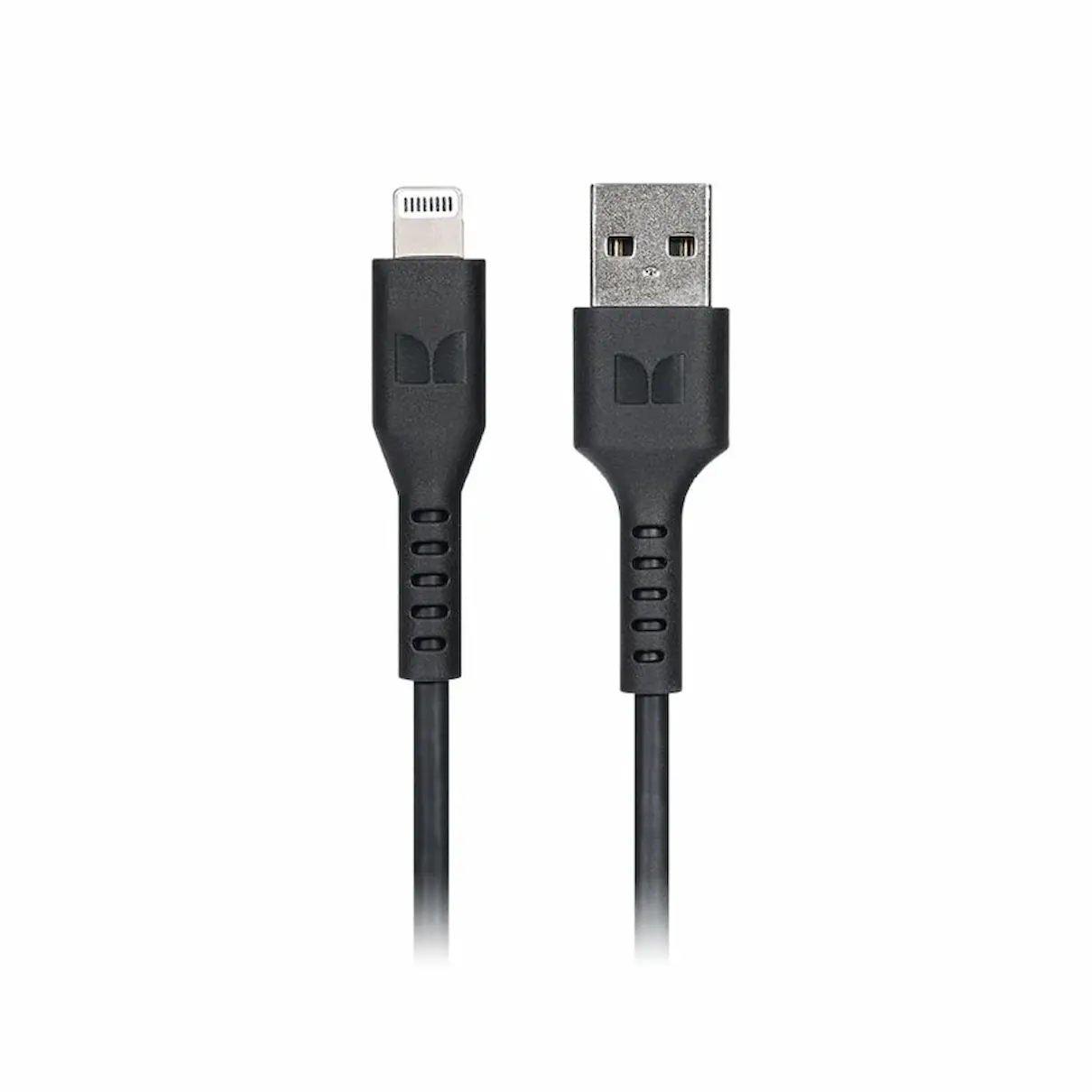 Monster Lightning to USB-A Plastic Thermo Cable, 1.2m Black