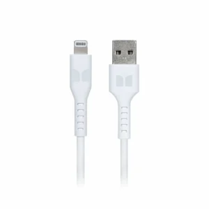 Monster Lightning to USB-A Plastic Thermo Cable, 1.2m White