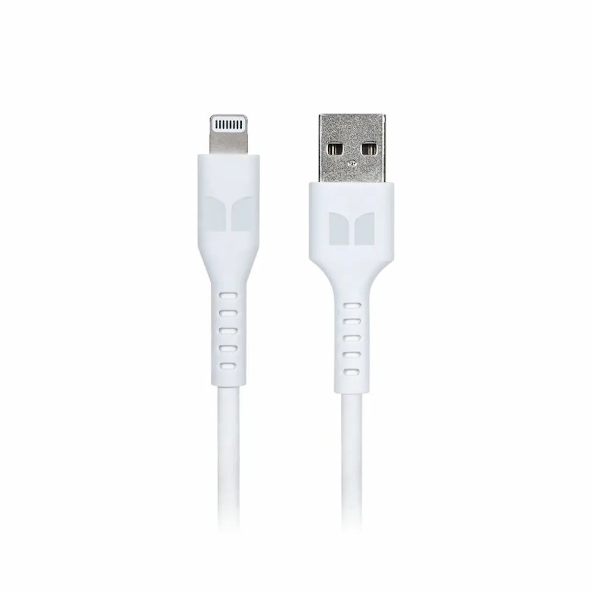 Monster Lightning to USB-A Plastic Thermo Cable, 1.2m White