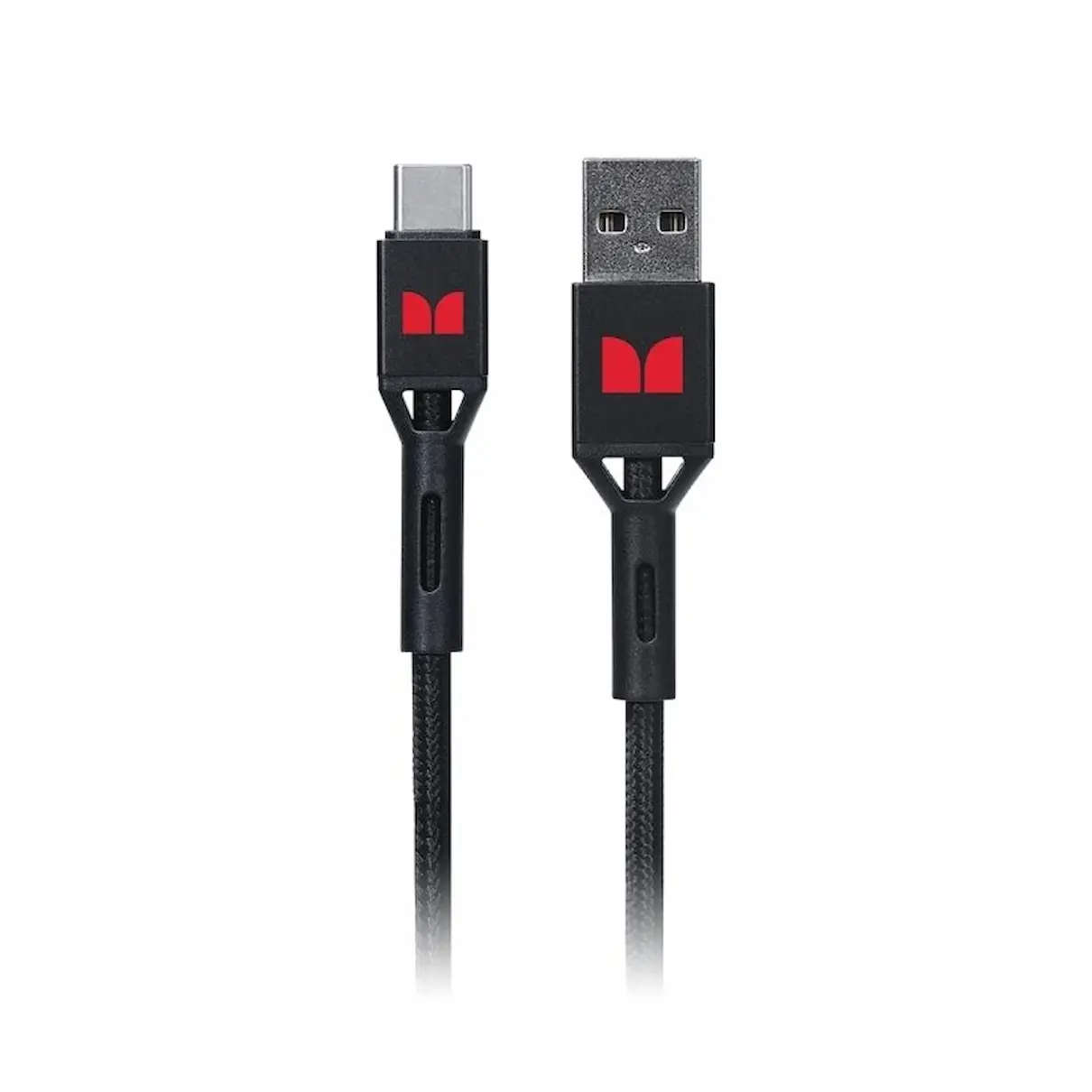 Monster USB-C to USB -A braided 2m black cable