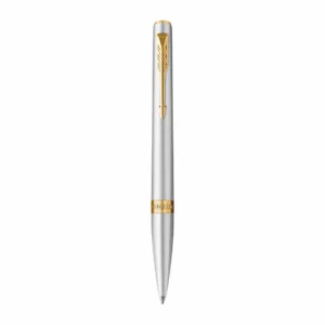 Parker Meridian Chrome with Gold Trim Ballpoint Pen