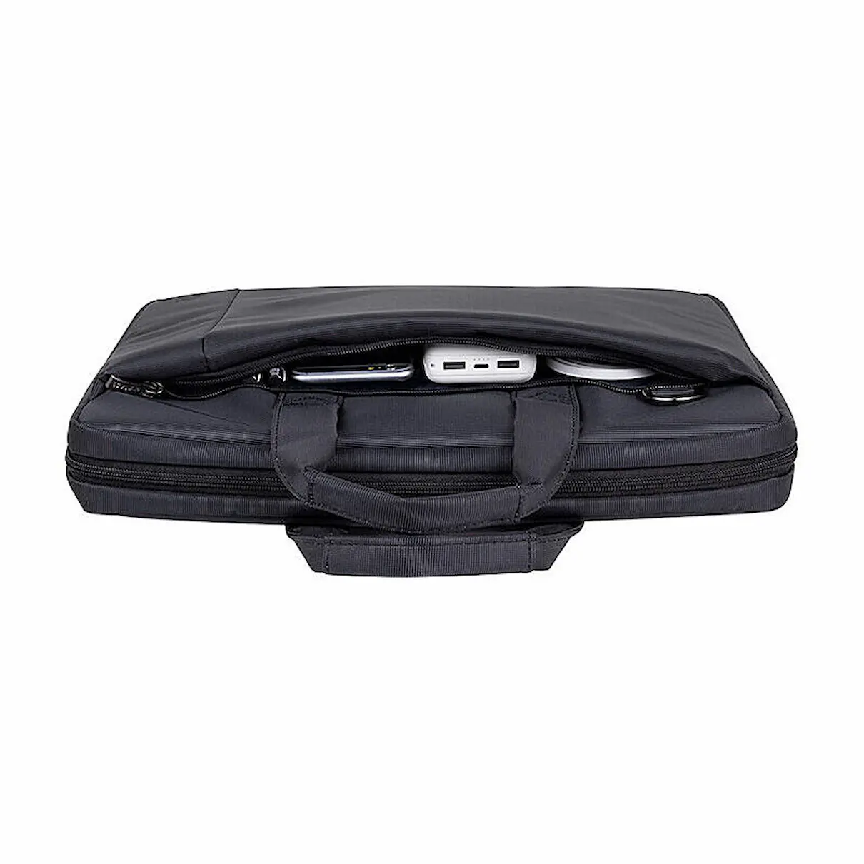 Rivacase 8231 Central Laptop 15.6-Inch Bag, Black, pockets