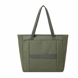 Rivacase Eden Eco Tote Bag, Olive Green, front