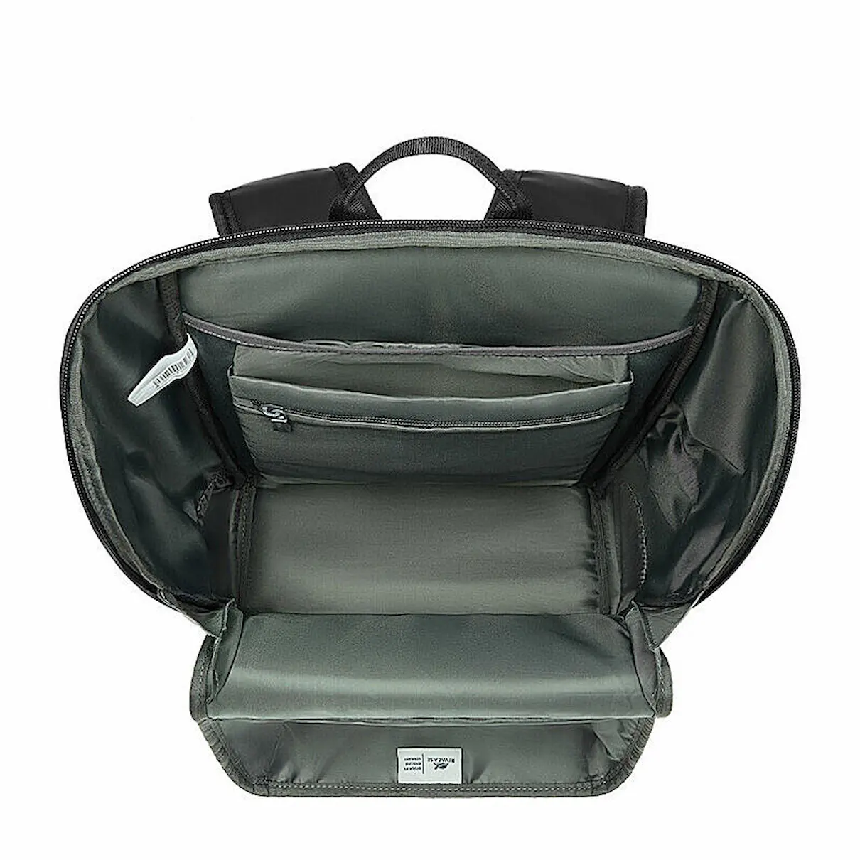 Rivacase Eden Eco Urban Backpack 20L, Black, Inner