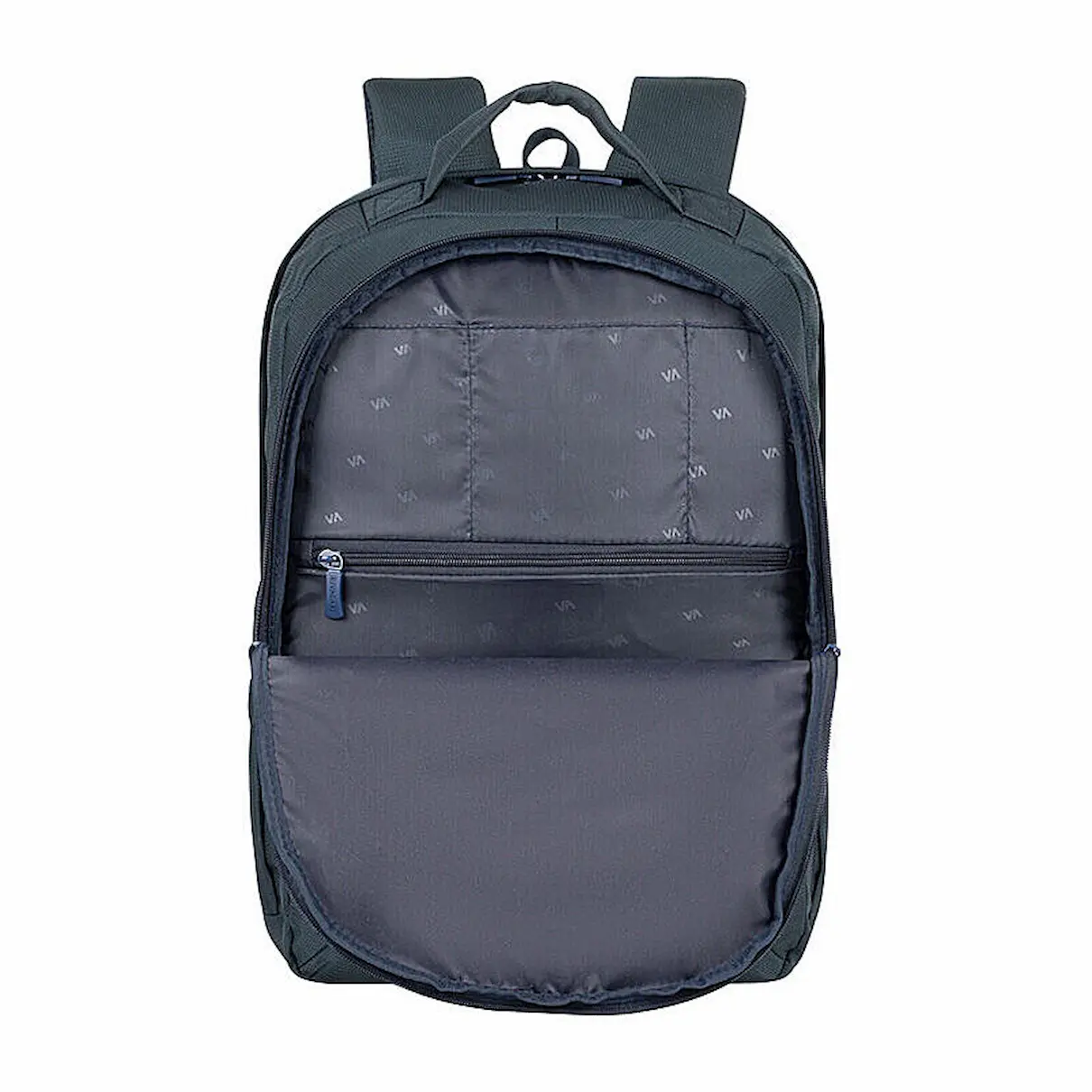 Rivacase Tegel Eco Laptop 23L Backpack, Dark Blue, pockets