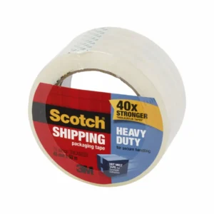 Scotch Shipping Packaging Tape, Clear, Pack 6