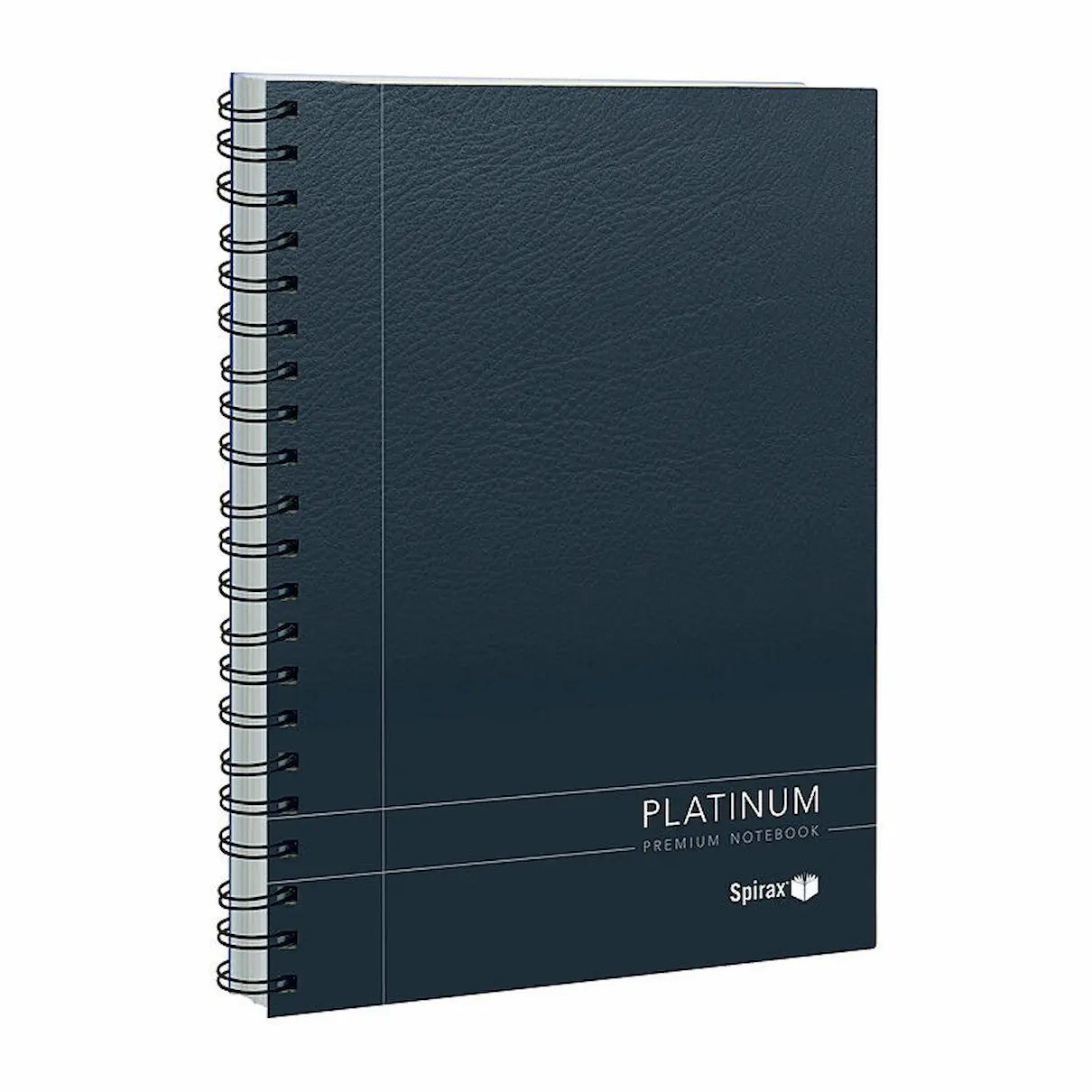 Spirax 401 Platinum Notebook, Black