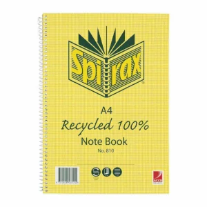 Spirax No 810 Recycled Note Book