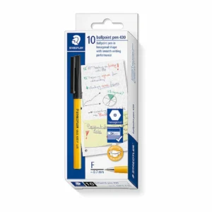Staedtler 430 Fine Black Pens, Box 10